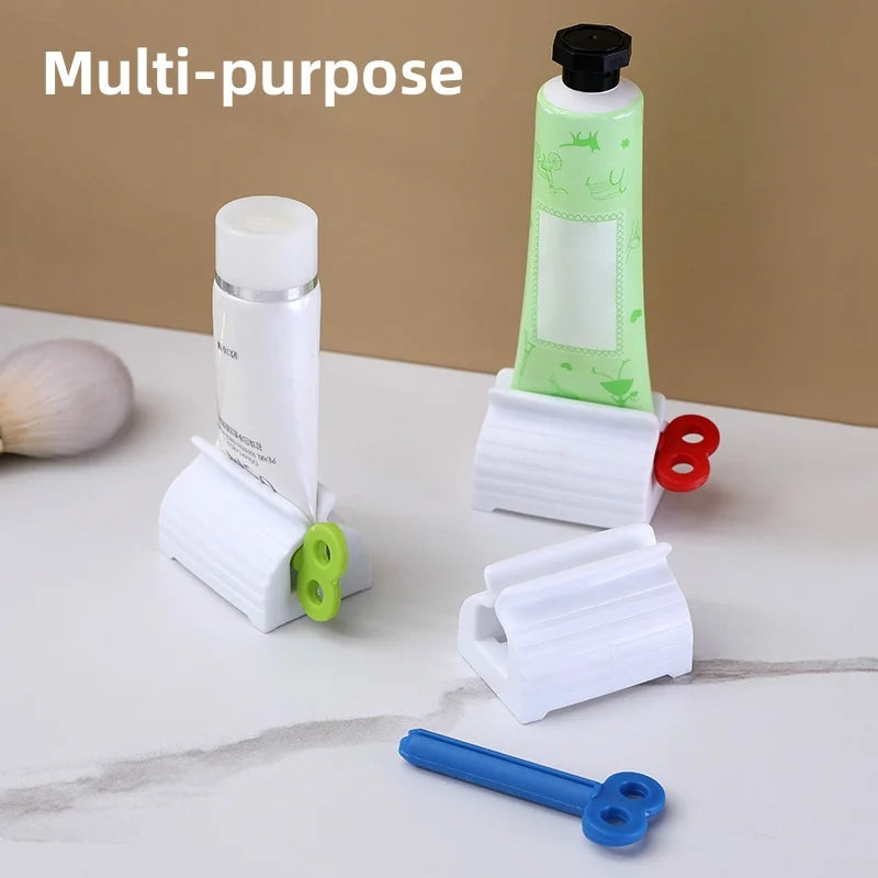 Toothpaste Squeezers Holder Simple Manual Rotation Squeezing Facial Cleanser Squeezer Holder Multi Functional Squeeze Tools
