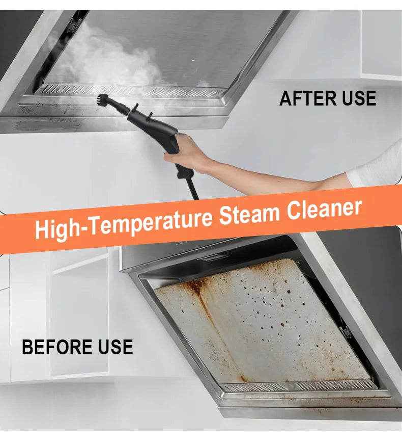 Pressure Steam Cleaner Portable Handheld Cleaner Air Conditioner Kitchen Car Hood Steam Cleaning Machine Household High
