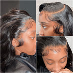 13x6 HD Lace Frontal Human Hair Wigs Body Wave Pre Plucked 13x4 Lace Front Wig Transparent Lace Front Human Hair Wig For Women