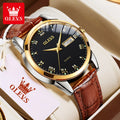 OLEVS 5568 Original Classic Man Watch Calendar Waterproof Steel Strap Luminous  Business Dress Men's Quartz Wristwatches