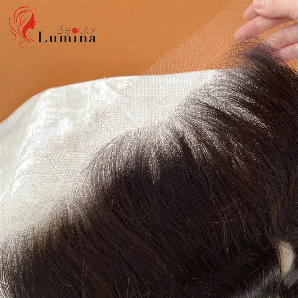 13x4 Lace Frontal Brazilian Straight Human Hair 5x5 Lace Closures Only Pre Plucked Natural Color Remy Hair 8-22 Inch