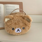 2026 NEW Plushes Makeup Case Anime Relaxed Bear Cosmetic Bag Women Jewelry Storage Pouch Girl Organizer Handbags Gift Hot Sales