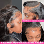 30 40 Inch 13x4 13x6 Hd Body Wave Lace Front Wigs Pre Plucked Loose Wave Lace Frontal Wig Water Wave Human Hair Wigs For Women