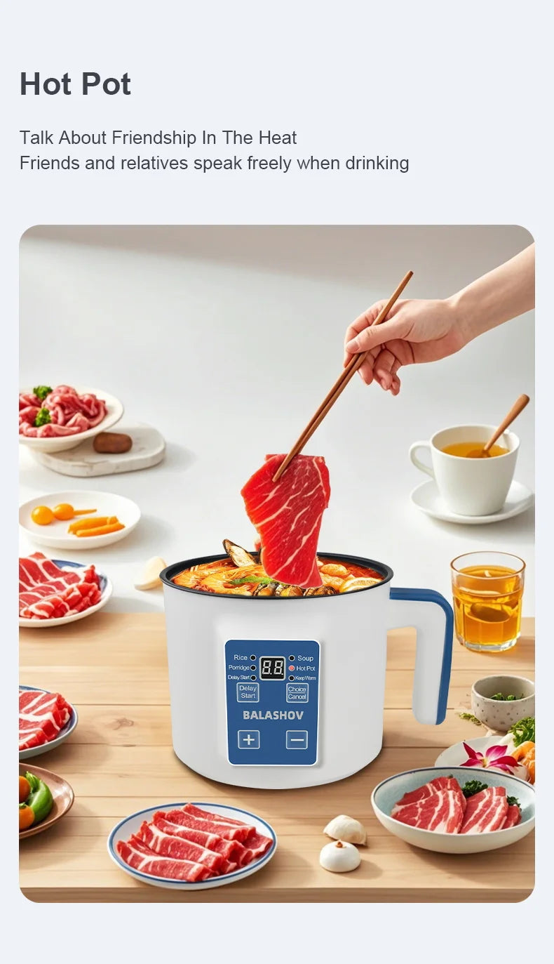 Electric Rice Cooker Single Double Layer Intelligent Automatic Home Mini  Kitchen Cooker 220V/EU Plug MultiCooker Steamed Rice P