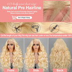 36 40 Inch 613 Honey Blonde Body Wave 250 Density 13x6 HD Lace Front Human Hair Wigs 13x4 HD Lace Frontal Wig for black women