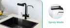 3 Way Pure Water Filter Kitchen Faucets Black Pull Out Filter Kitchen Sink Faucet Hot Cold Mixer Tap Pull Down Kitchen Faucet