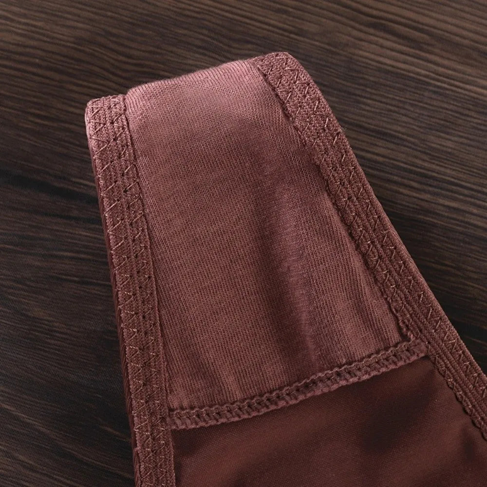 Fashion Stretchy Panties for Women Breathable Skin-friendly Ice Silk Panties Low Waist Soft Seamless Underwear Women Intimates