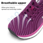 FitVille Women'S Wide Toe Box Shoes Breathable Extra Wide Running Shoe Lightweight For Swollen Feet With Cushioned Relief Pain
