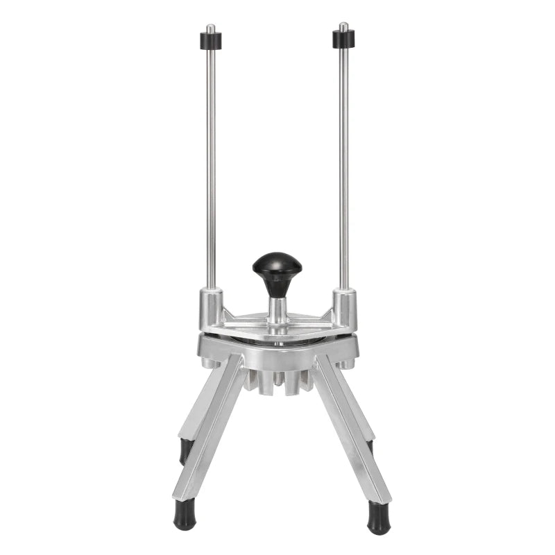 8-Section Fruit Cutting Machine Stainless Steel Retractable Commercial Vegetable Fruit Dicing Machine for Home Bar Restaurant