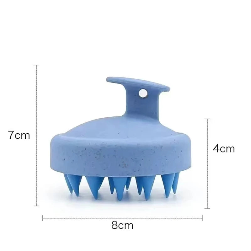 Soft & Flexible Scalp Massager, Non-Slip Grip Design - Gently Cleanses & Stimulates Hair Growth