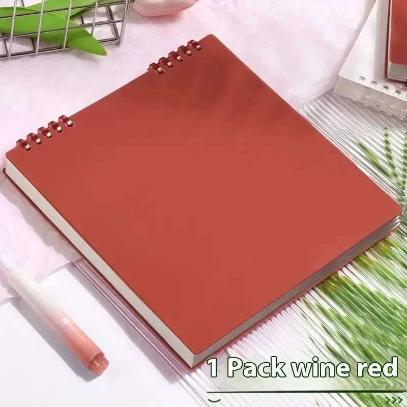 Grid Notepad B5 Sketch Book Notebooks Leaf Notebook Diary Flip Stationery Journal Writing Pads Office School Supplies
