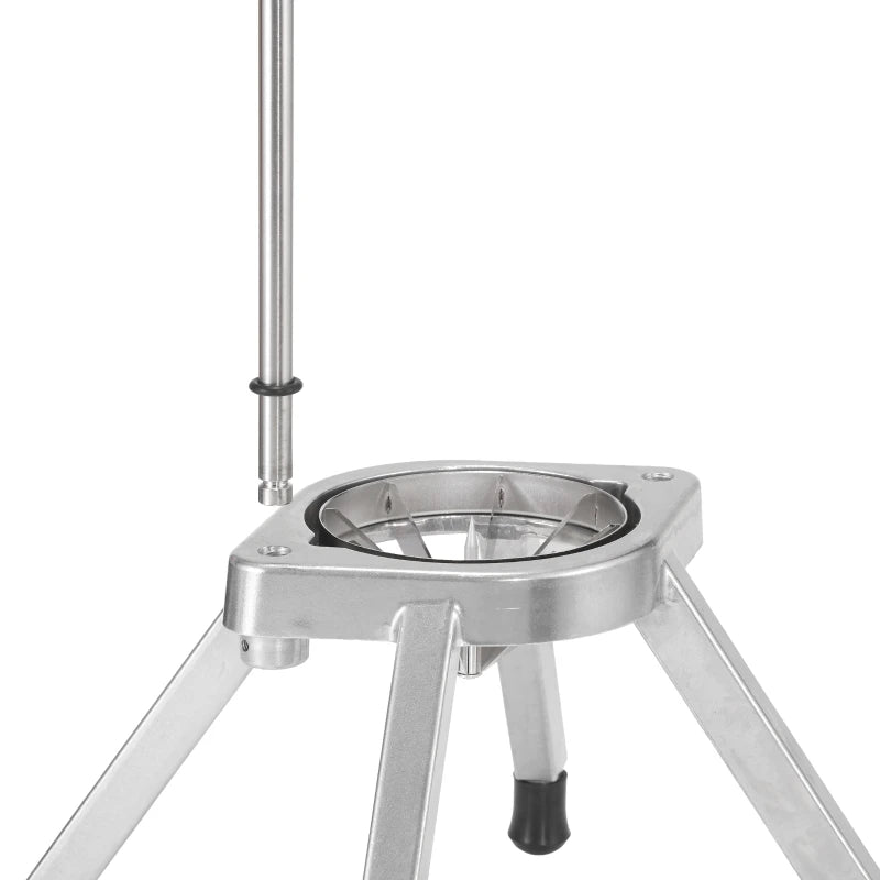 8-Section Fruit Cutting Machine Stainless Steel Retractable Commercial Vegetable Fruit Dicing Machine for Home Bar Restaurant
