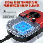 2500W Portable Handheld Steam Cleaner High-Temperature 1200ML Adjustable 105°C 6 Levels 20 Accessories With Brush Heads