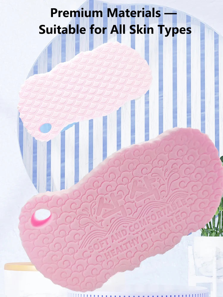 3D Magic Children Bath Sponge Body Exfoliating Dead Skin Sponge Massager Cleaning Shower Brushes Peeling Sponge Artifact
