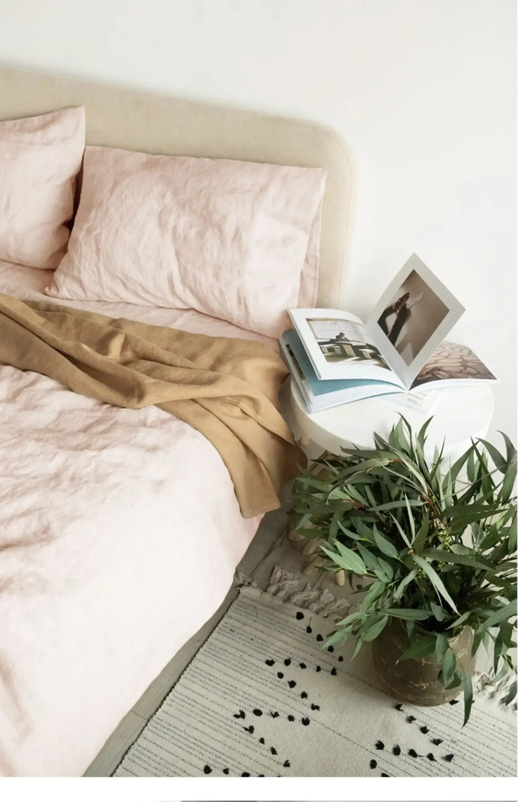 Linen Pillow Cases 100% French Natural Flax Soft Linen Envelope Pillowcases for Throw Pillows Soft and Durable All Season