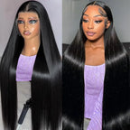 36 40 Inch 200 Density Frontal Wig For Black Women Brazilian Wigs Human Hair 5x5 Bone Straight HD Transparent Lace Front Wigs