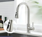 Kitchen Faucet Pull Out Brushed Nickle Stainless Steel Black Kitchen Mixed Tap Kitchen Sink Tap