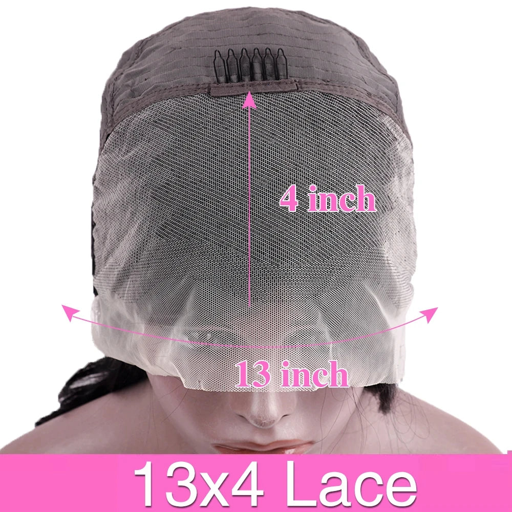 36 40 Inch Body Wave 13x6 HD Lace Frontal Wigs Human Hair 360 5x5 Closure Brazilian 13x4 Lace Front Preplucked Wig 200% Density