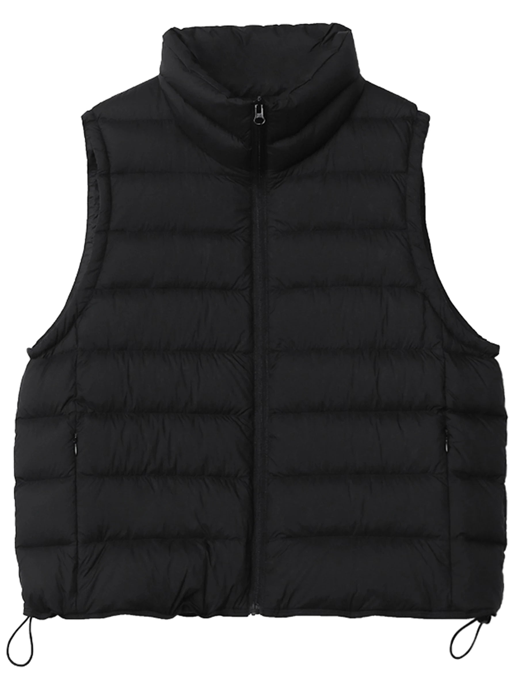 CHIC VEN New Women Down Coats Sleeveless Lightweight 90 White Duck Down Stand Up Collar Female Down Vest Autumn Winter 2026