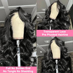 30 40 Inch Body Wave Human Hair Wigs 13x6 HD Lace Front Wig Human Hair 13x4 360 Lace Frontal Wigs 4x4 Lace Closure Wig For Women