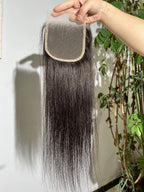 13x4 Lace Frontal Brazilian Straight Human Hair 5x5 Lace Closures Only Pre Plucked Natural Color Remy Hair 8-22 Inch