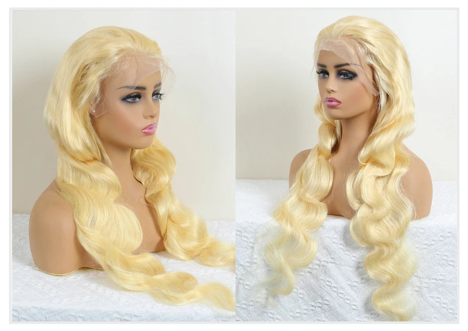 30 40 Inch 613 Human Hair Wig 13x6 Hd Lace Frontal Wigs For Women Body Wave 360 Wigs Human Hair Honey Blonde 13x4 Lace Front Wig
