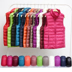 New 2026 Women Women Ultra Light Down Vests Slim Sleeveless Jacket Portable Girl Lightweight Windproof Waistcoat