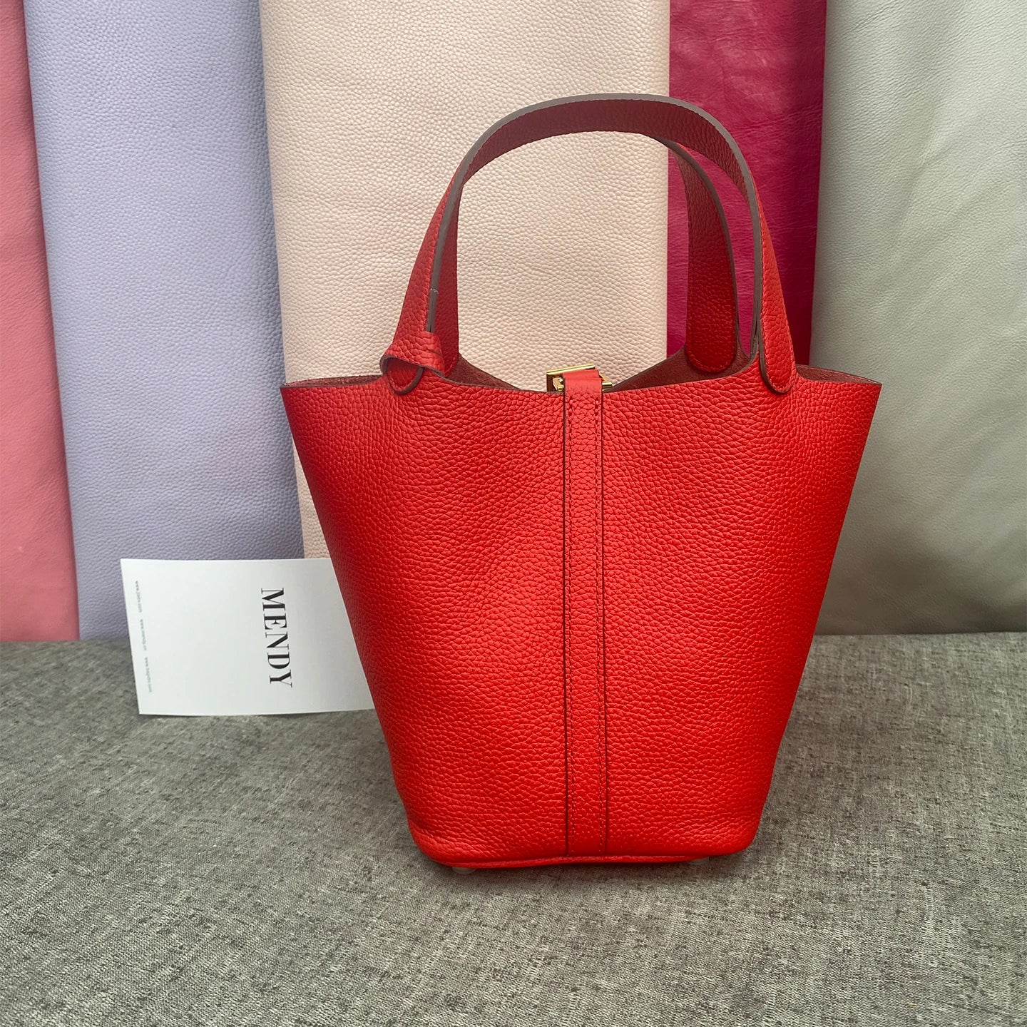 Brand Bucket Bag 18 22CM Women's Bags Trend 2026 Handbag Genuine Leather Luxury Designer Hand Bag Ladies New In Tote Bag