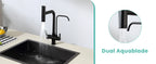 3 Way Pure Water Filter Kitchen Faucets Black Pull Out Filter Kitchen Sink Faucet Hot Cold Mixer Tap Pull Down Kitchen Faucet