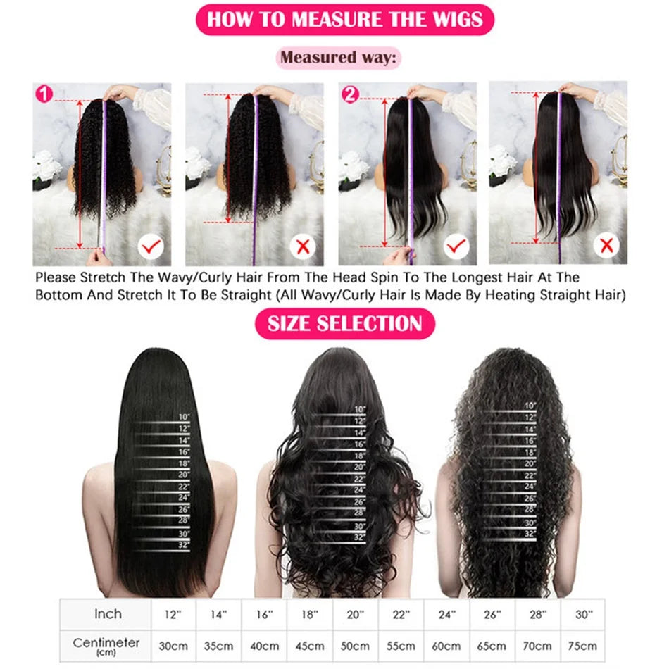 30 40 Inch Body Wave Human Hair Wigs 13x6 HD Lace Front Wig Human Hair 13x4 360 Lace Frontal Wigs 4x4 Lace Closure Wig For Women