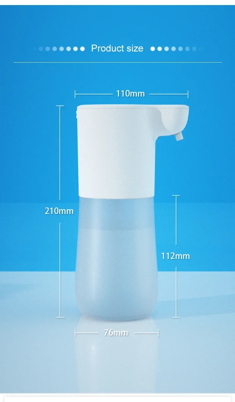 Automatic Touchless Soap Dispenser Foam Liquid Infrared Sensor Type-C Rechargeable Smart for Home Kitchen Bathroom Commercial