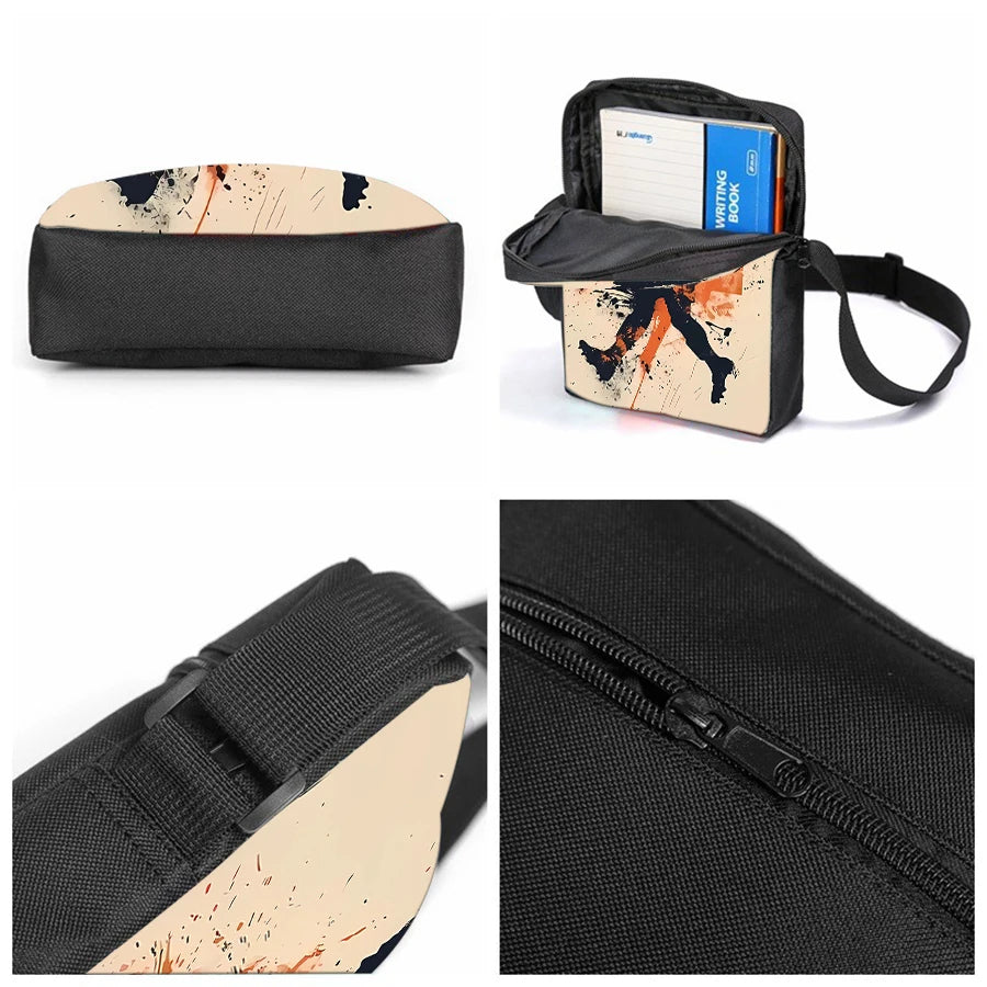Football Print 3Pcs/Set Backpack with Messenger Bags ,Pencil Bags for Boy/Girl Best Gift Cartoon Student School Bags