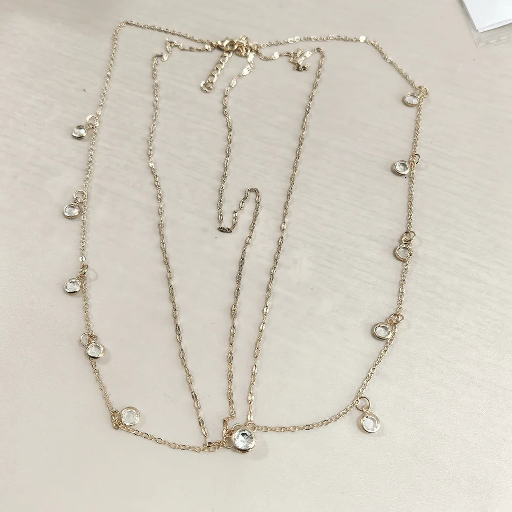 Bohemia Crystal Head Chain for Women Wedding Hair Accessories Elegant Headpiece Bling Bridal Forehead Chain Indian Jewelry