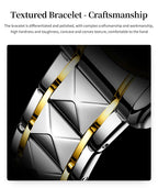OLEVS 2906 Luxury Original Wristwatch For Man Luminous Week Date Waterproof Classic Business Dress Men's Quartz Watch