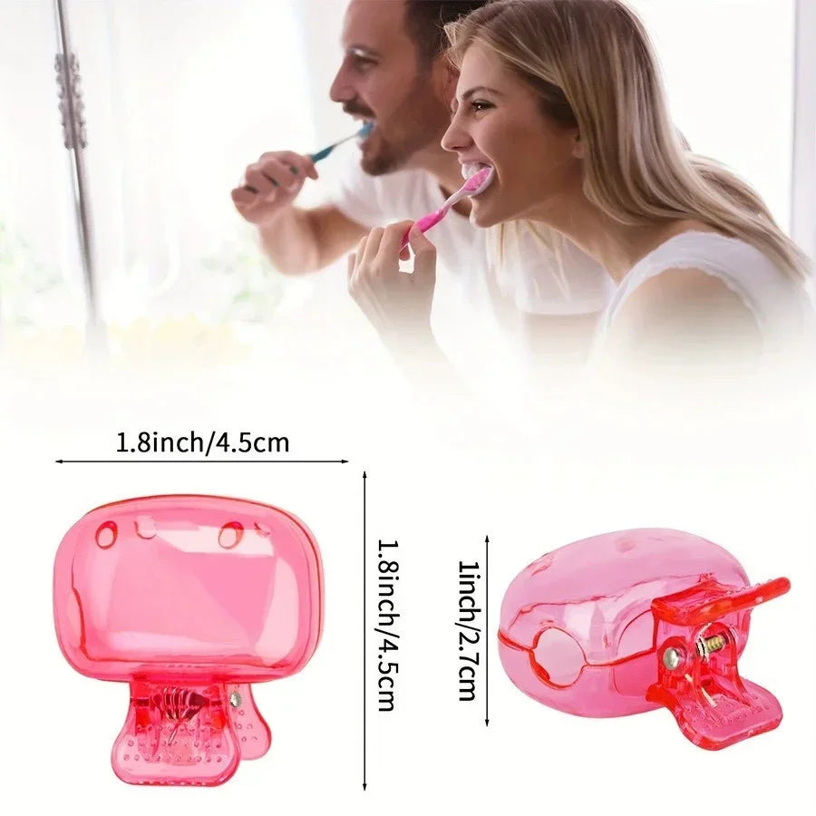 Toothbrush Covers Portable Toothbrush Protector Coverings Clips Tooth Brush Storage Head Cover Cap Tooth Brush Covers for Kids
