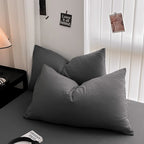 Cozy Bedding Set 3Pcs,1 Duvet Cover with Zipper Closure,2 Pillowcases,Solid Color,Super Soft, Machine Washable, Colorfast