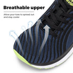 FitVille Men's Sports Shoes Extra Wide Running Walking Shoes for Men Comfort Casual Men Sneakers Lightweight Cushioned Footwear