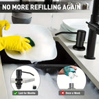 Sink Soap Dispenser for Kitchen Sink, Countertop Built in Sink Soap Dispenser with 40 Inch Extension Tube Kit