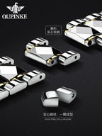 OUPINKE Original Stainless Steel Watchband for Men Watch Universal Watch Strap