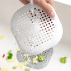 1pc Sink Anti Clogging Artifact Floor Drain Cover Bathroom Hair Filter Kitchen Sink Drain Hair Filter Mesh Cover TPR