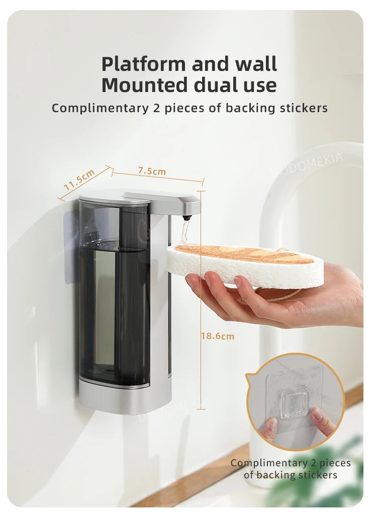 Automatic Dishwashing Machine Sensor Intelligent Hand Washing Machine Kitchen Hand Sanitizer Soap Dispenser