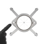 8-Section Fruit Cutting Machine Stainless Steel Retractable Commercial Vegetable Fruit Dicing Machine for Home Bar Restaurant