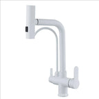 3 Way Pure Water Filter Kitchen Faucets Black Pull Out Filter Kitchen Sink Faucet Hot Cold Mixer Tap Pull Down Kitchen Faucet