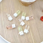 10pcs Clear Leak-Proof Travel Bottle for Makeup Remover & Lotion, Portable Dispenser with Flip-Top Essence Bottled Separately