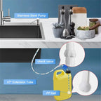 Stainless Steel Liquid Soap Dispenser Pump Kitchen Sink Hand Pressure Liquid Dispenser Kitchen Hardware Accessories