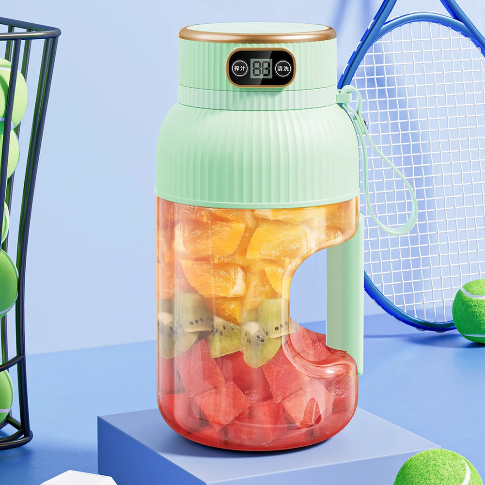 New Portable Juicer Cup Multifunctional Digital Display USB Fruit Mixers Juicers Electric Juicer Blender Fruit Juicer Cup Travel