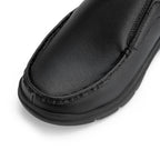 Fitville Men'S Shoes Wide Width Leather Slip-On Casual Shoes Lightweight For Swollen Feet With Arch Support Pain Relief