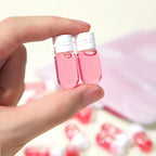 2/5PCS Clear Leak-Proof Travel Bottle for Makeup Remover & Lotion Containers Dispenser with Flip-Top Essence Bottled Separately