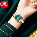 OLEVS Brand Ceramic Room Steel Strip Quartz Women's Watch 3605
