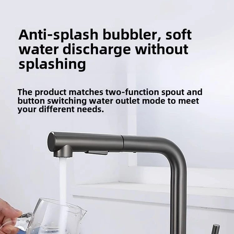 Hot Cold Touch on Kitchen Faucets Stainless Steel Pull Out Kitchen Sink Mixer Tap Black Smart Sensor Touch Kitchen Sink Faucet